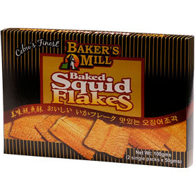 Squid Flakes - Baker's Mill Baked Sqid Flakes 100g